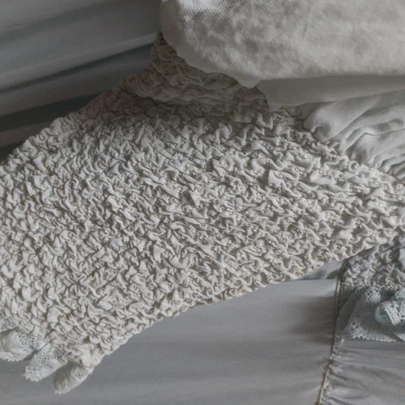 Flobert Vintage Long Sheer Pale Lime Green 50s/60s (?) Sleep Robe - Picture 5 of 12